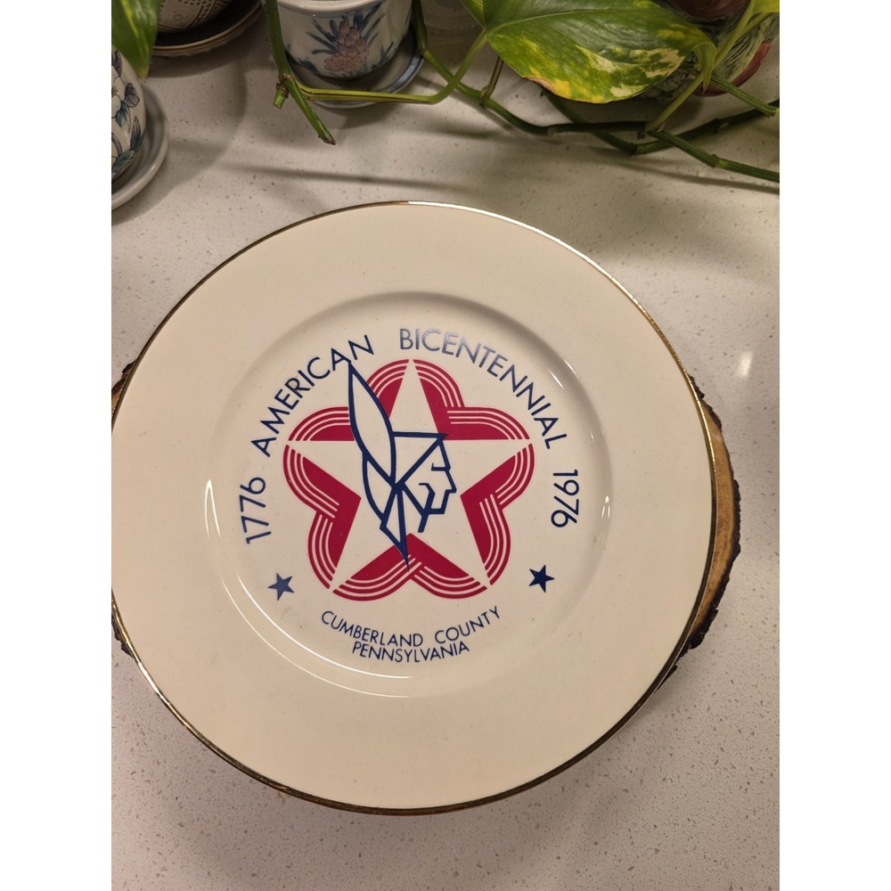 1776 American Bicentennial 1976, Cumberland County Pennsylvania,‎ 10" Plate